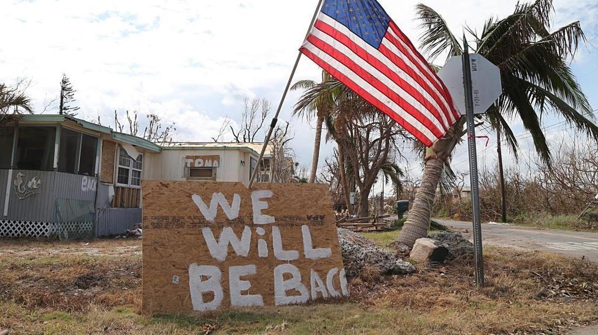 In September 2017, homeowners in Big Pine vowed to rebuild.
