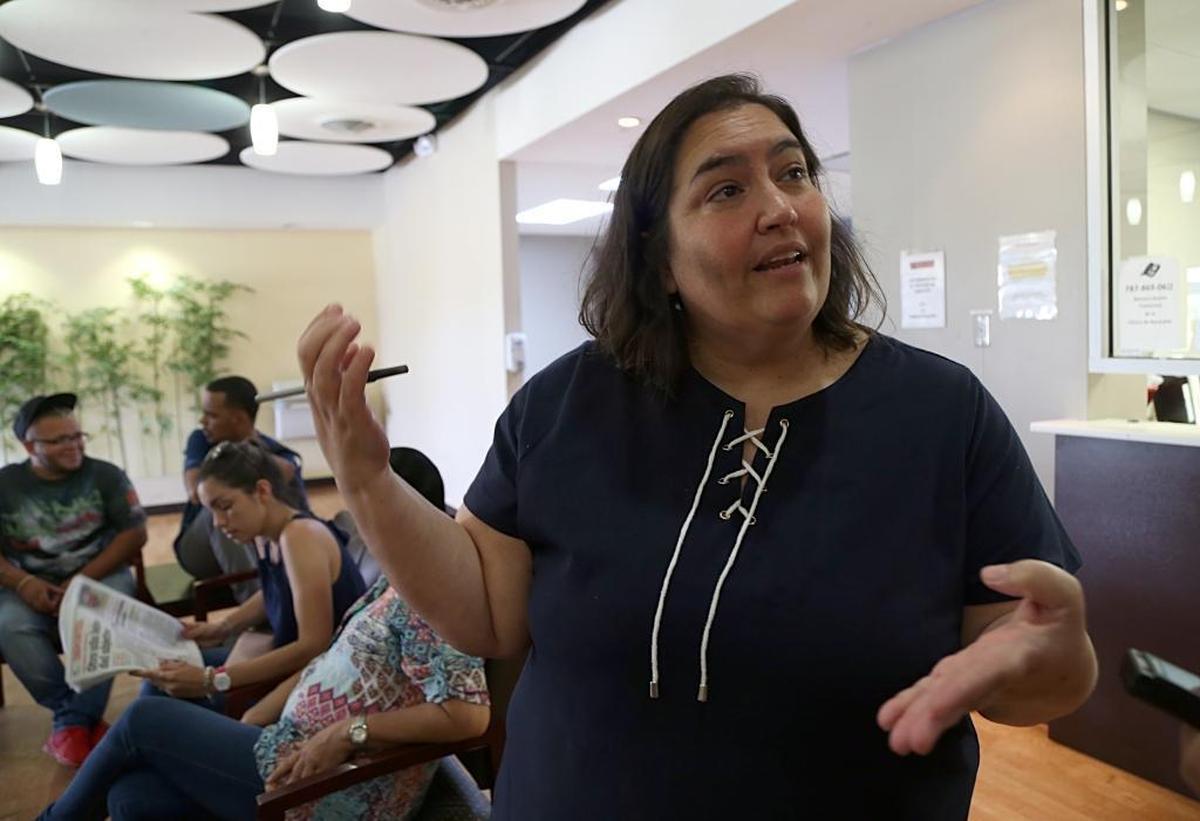 Dr. Lilliam Borrego, medical director at Fresenius Kidney Care, talks about health care in the town of Naranjito, Puerto Rico, in the aftermath of Hurricane Maria.