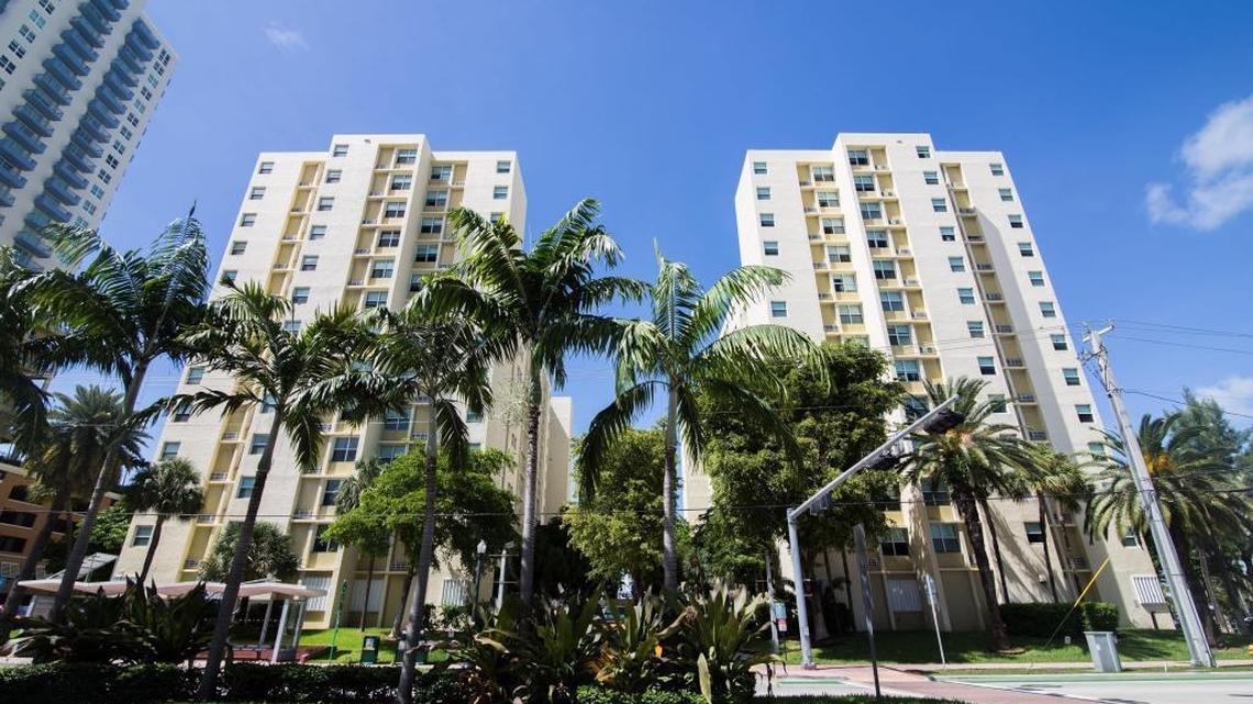 Rebecca Towers is one of the largest affordable developments for seniors in Miami Beach. The city has failed to meet lofty affordable housing goals in recent years.