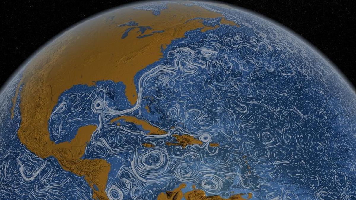 Eddies exist across the world’s oceans and can help fuel hurricanes. A new University of Miami study found that some in the Caribbean may contain a barrier, created when South American rivers dump massive plumes of freshwater into the ocean and prevent deeper cooler water from mixing with warm surface waters.