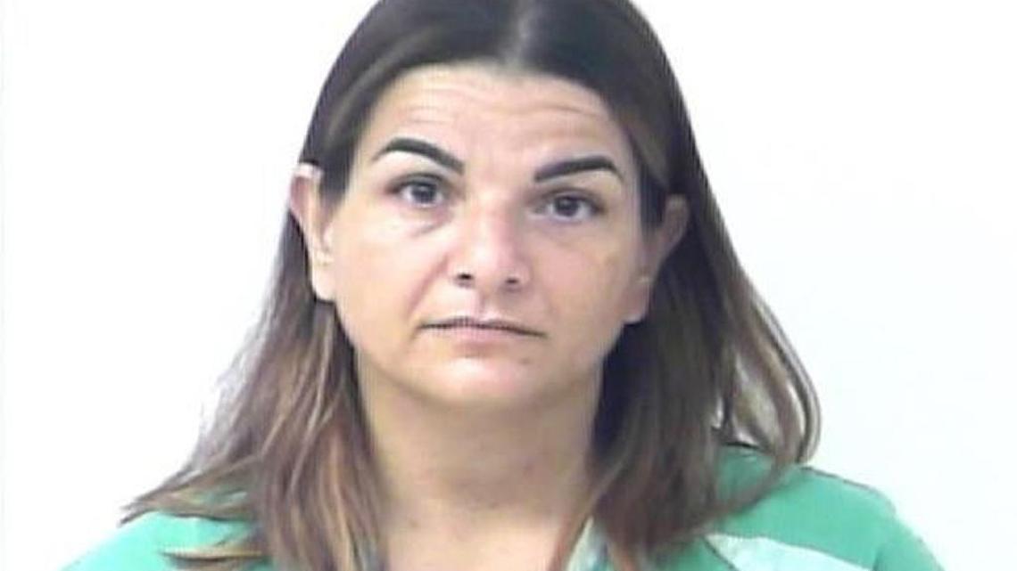 Flavia Higgs was arrested on a misdemeanor battery charge for punching her husband.