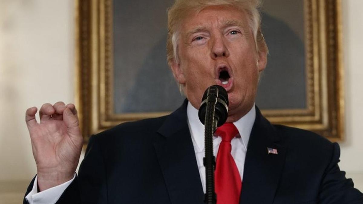 President Trump condemned hate groups by name on Monday after equivocating during the weekend.