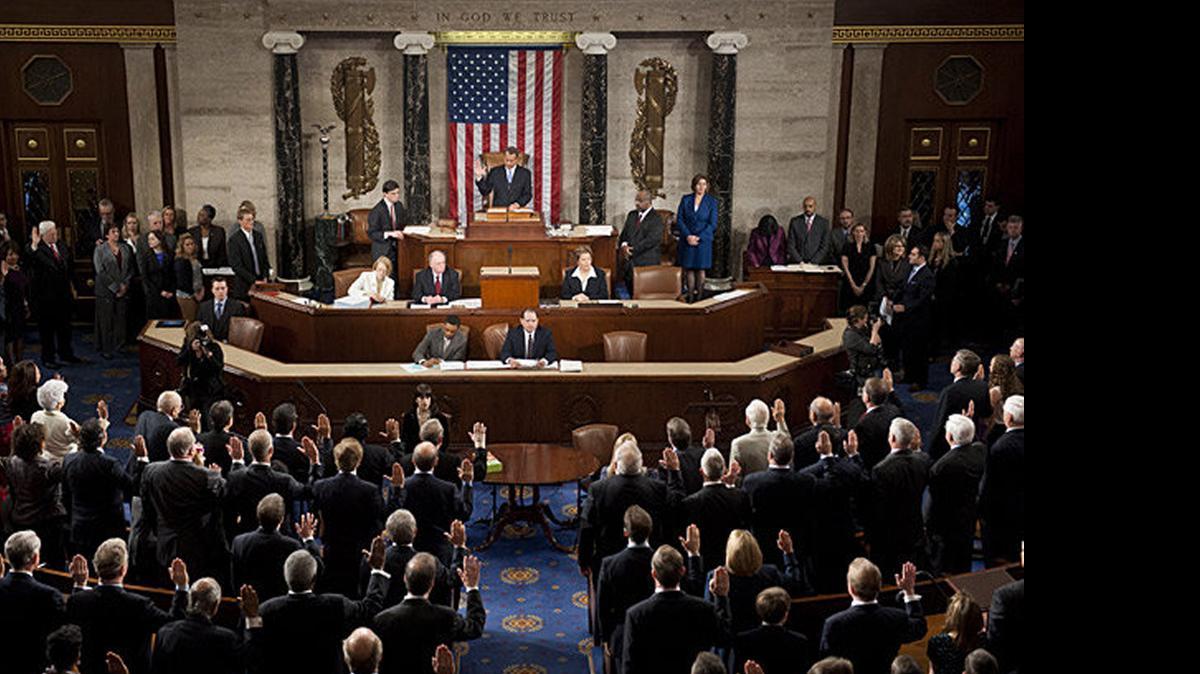 
U.S. Congress in session.
