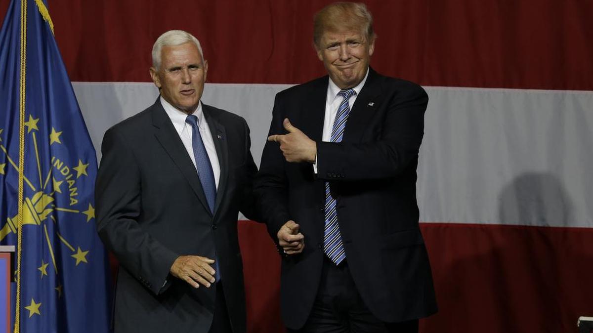 Indiana Gov. Mike Pence joined Donald Trump at a rally last week. Trump announced on Friday that Pence will be his runningmate.