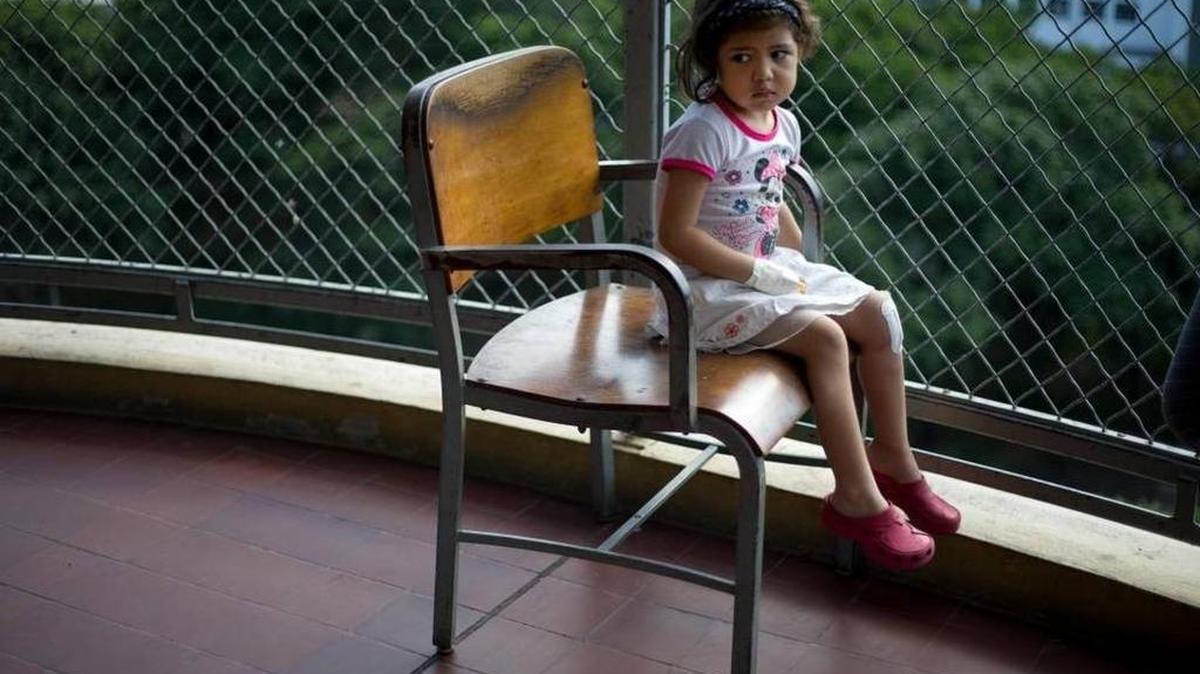 Ashley Pacheco was on the verge of death because of the lack of antibiotics at Venezuelan hospitals.