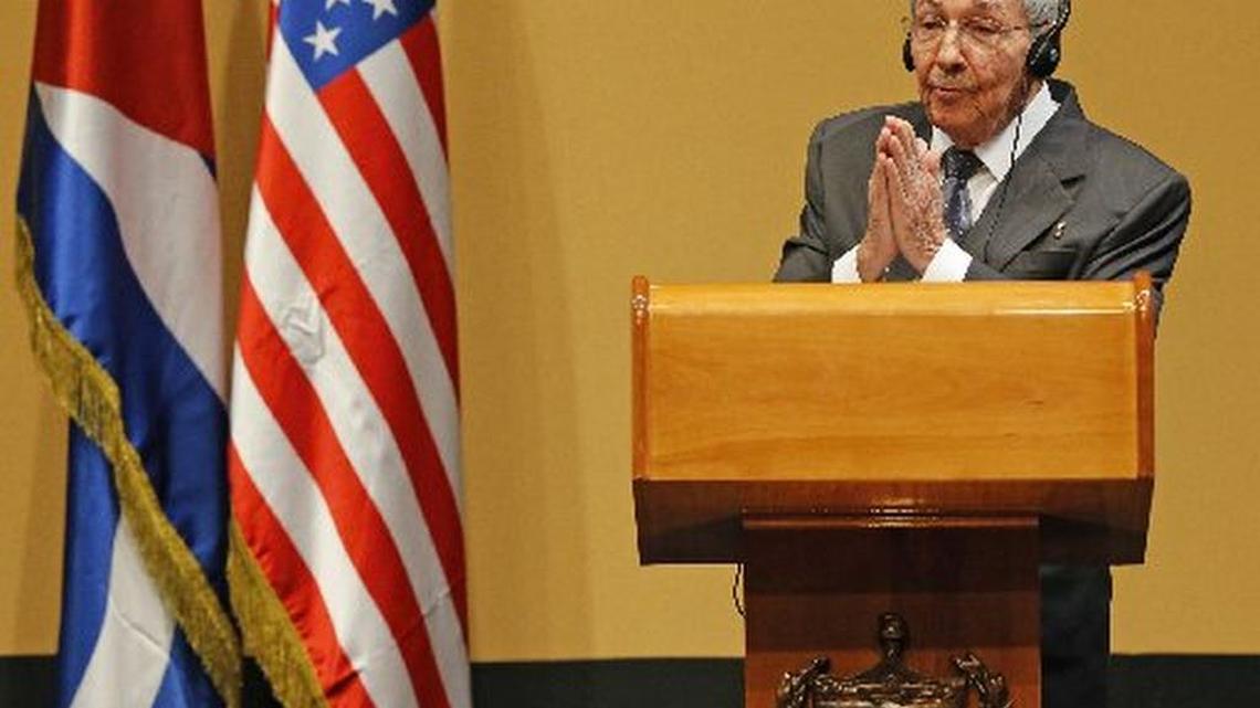 Raúl Castro appeared rattled by having to respond to tough questions from the U.S. media.