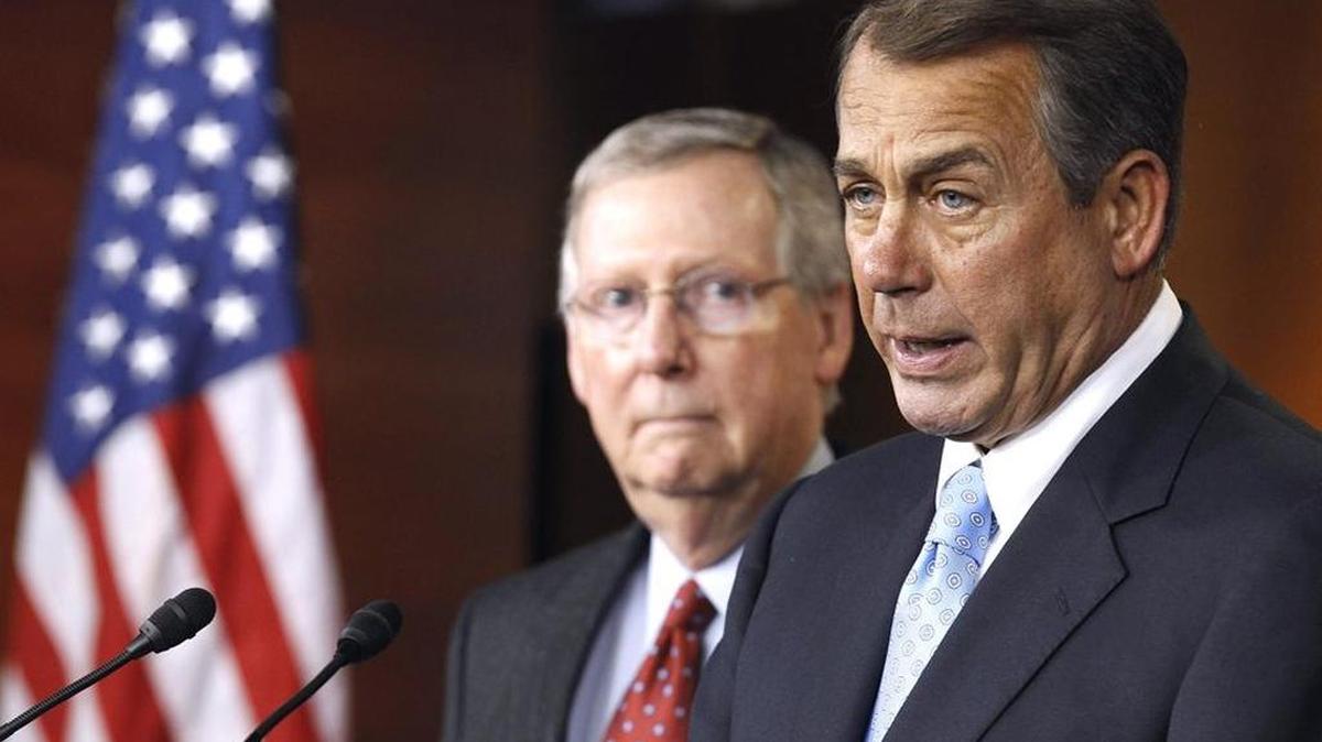 
Mitch McConnell, John Boehner want to prevent a shutdown.
