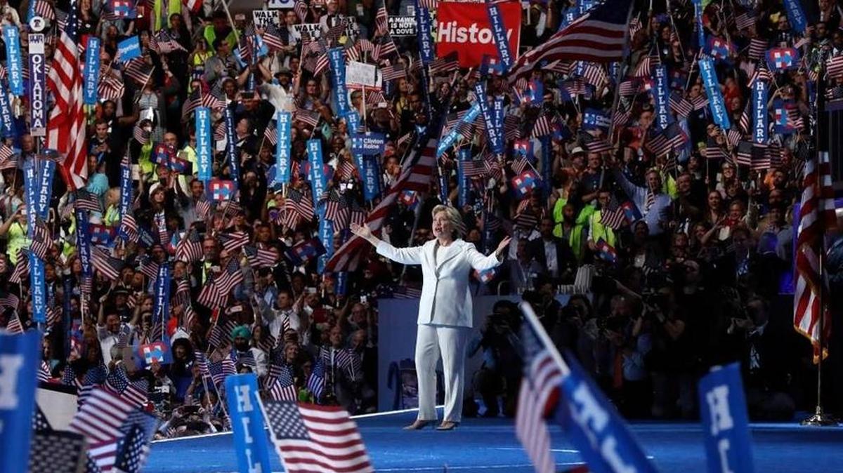 Hillary Clinton accepted her party’s nomination Thursday night, becoming the first female presidential nominee from a major political party. /