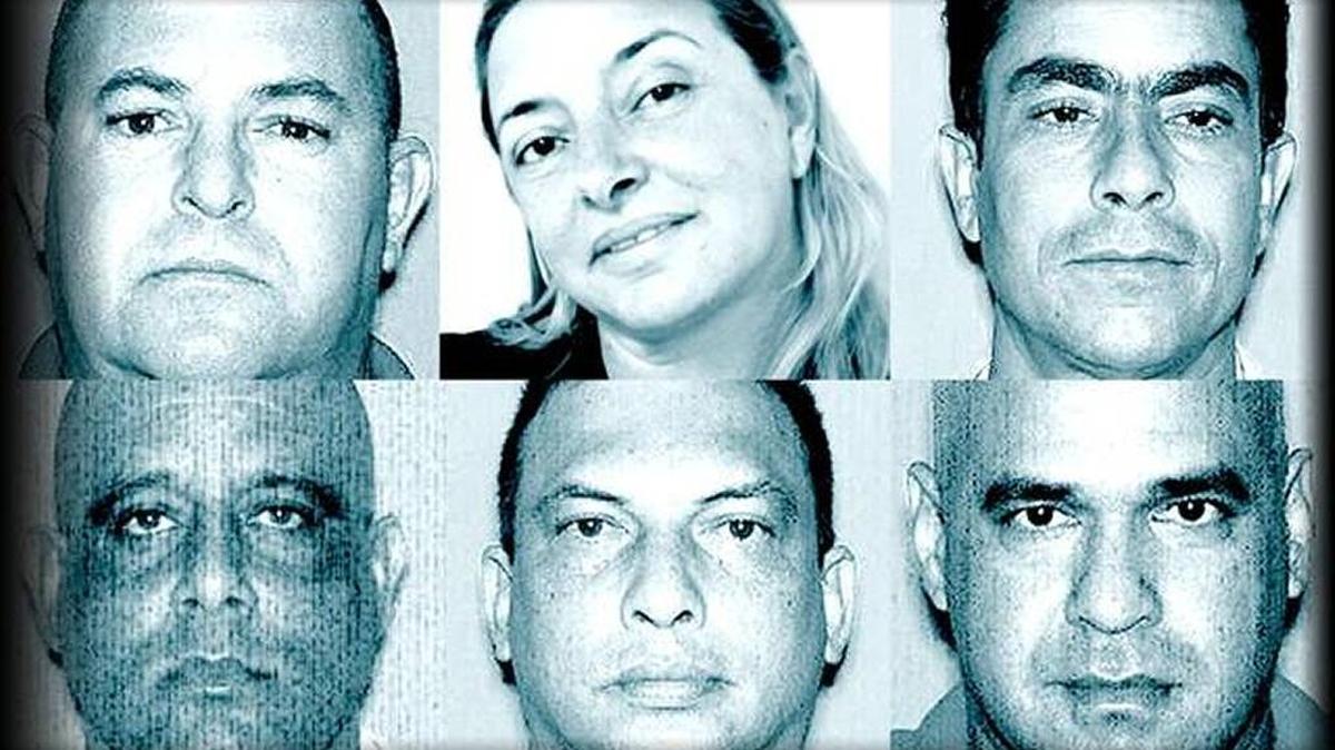 Portraits of Medicare-fraud suspects.