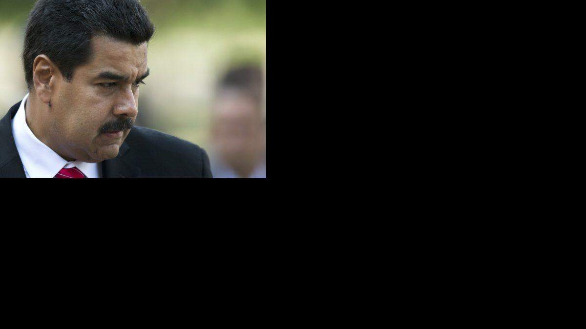 
Venezuela’s President Nicolas Maduro has seen a glut of oil and low prices collapse the economy.
