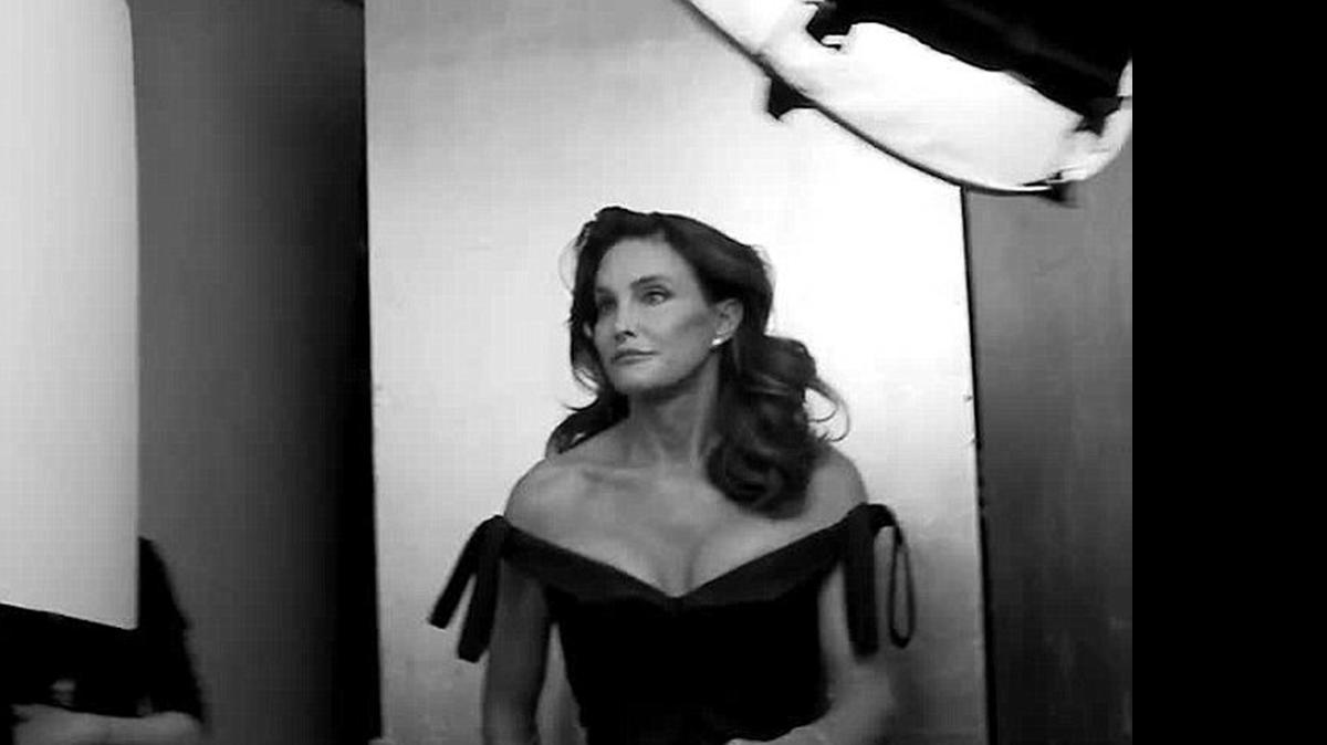 
STRIKING A POSE: Caitlyn Jenner, in an outtake from a Vanity Fair photo session.
