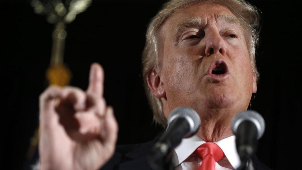 Donald Trump implied gun owners should turn their sights on Hillary Clinton.