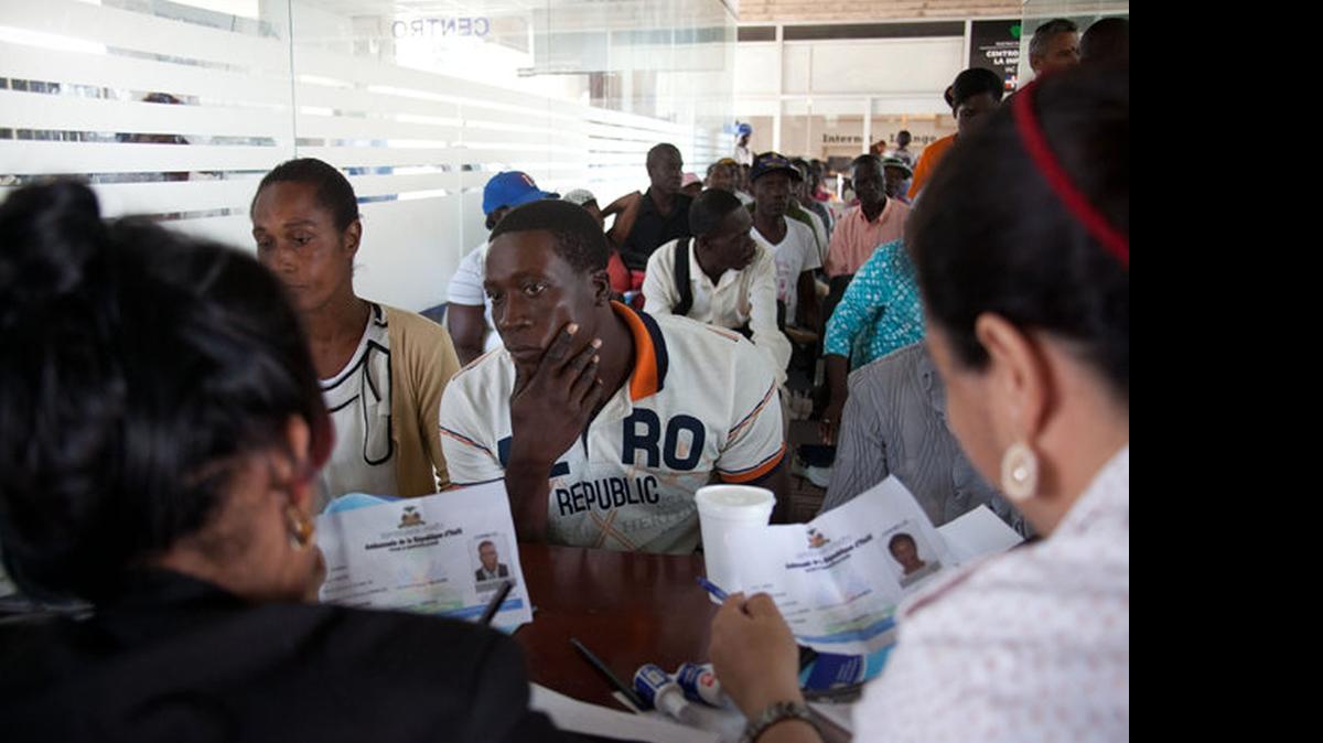 
DUE TO BE DEPORTED: A Haitian man seeks legal residency in Santo Domingo after the Dominican government last week set a deadline for worker registration. 
