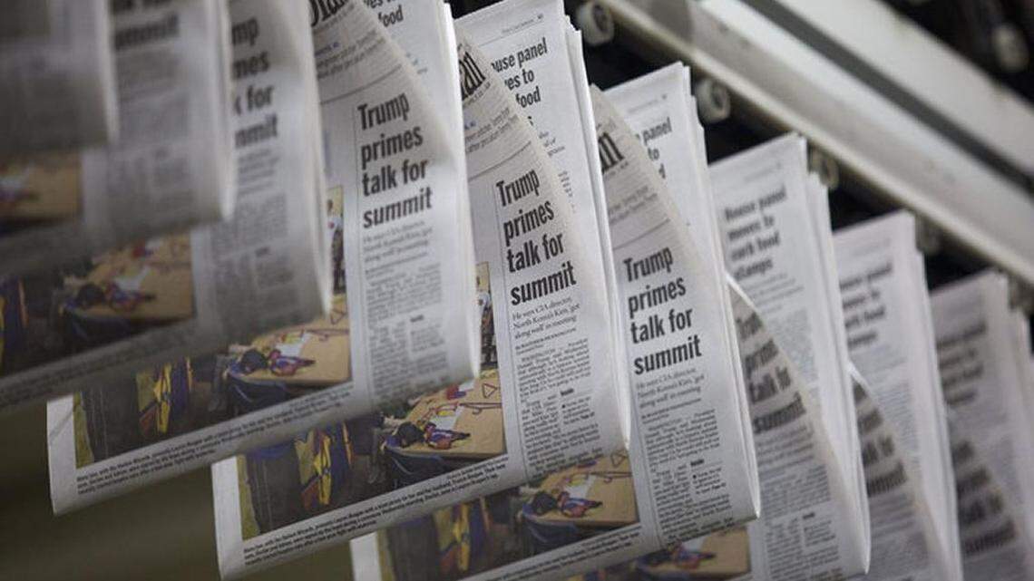 Punishing U.S. tariffs on Canadian newsprint are benefiting one paper mill in Washington state.