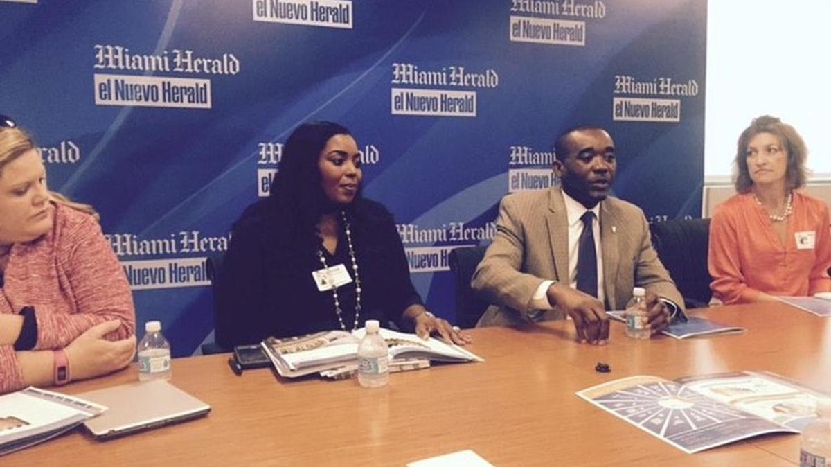 Members of the FAC, Broward Commissioner Barbara Sharief, (center) Miami-Dade Commissioner Jean Monestime.