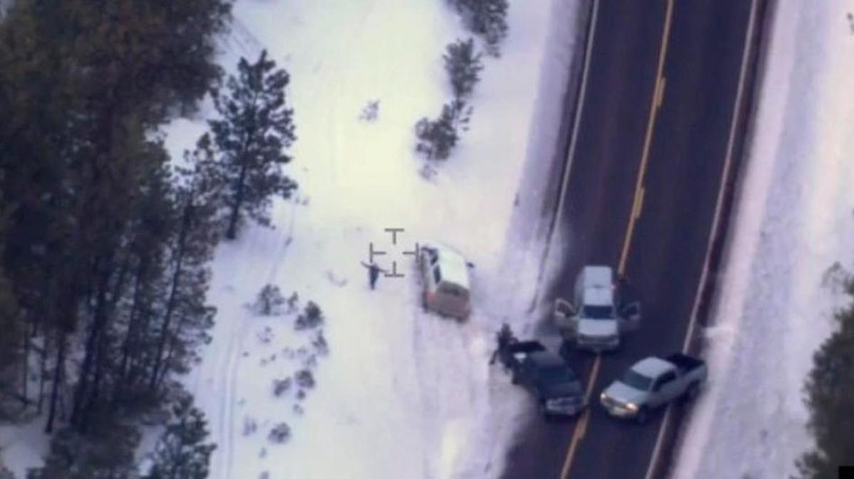This photo taken from an FBI video shows Robert "LaVoy" Finicum before he was fatally shot by police last week.