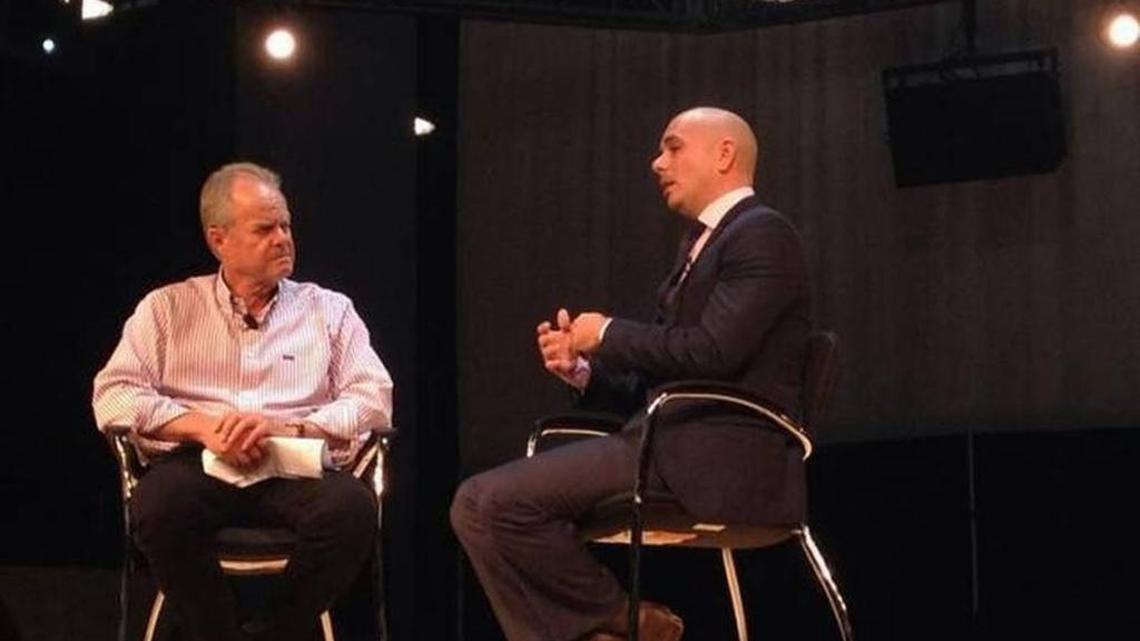 eMerge founder Manny Medina and Pitbull have been local supporters of startups. The eMerge conference is set for April 18.