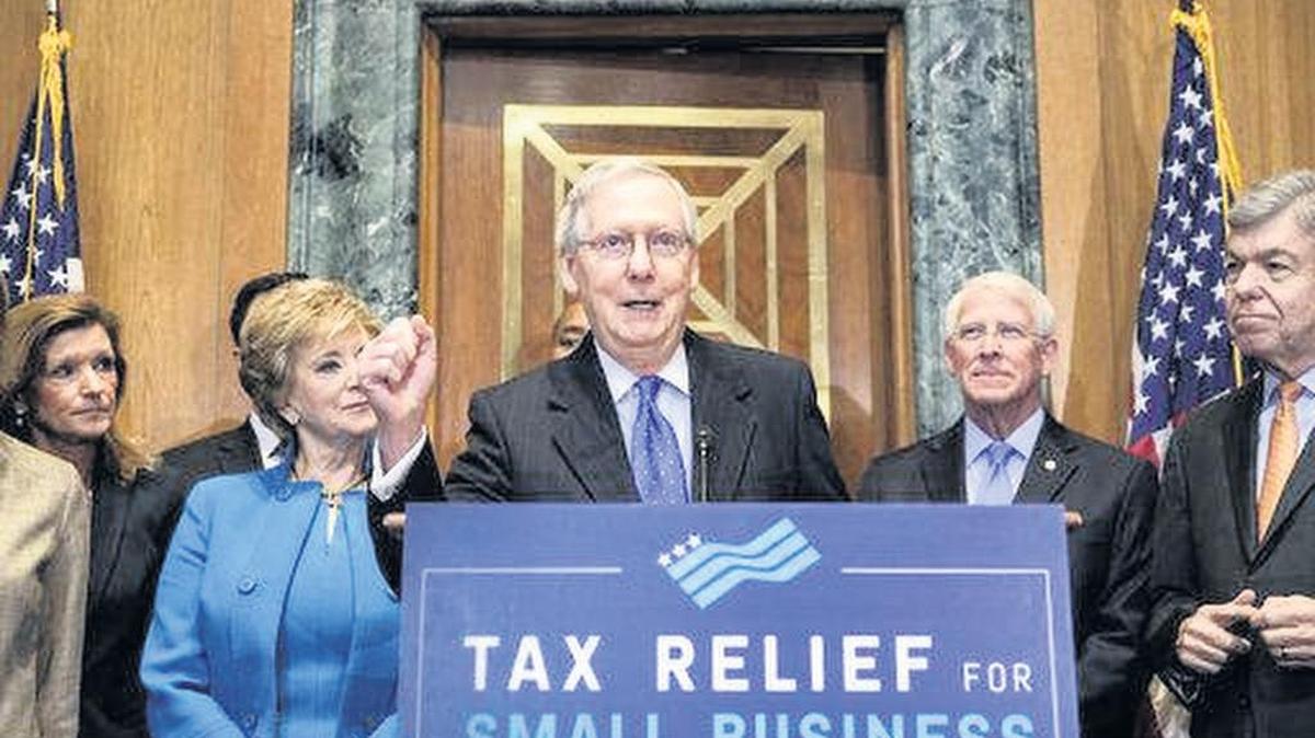Back in 2017, Senate Majority Leader Mitch McConnell, R-Ky., rejoiced as Republicans worked to pass their tax bill.