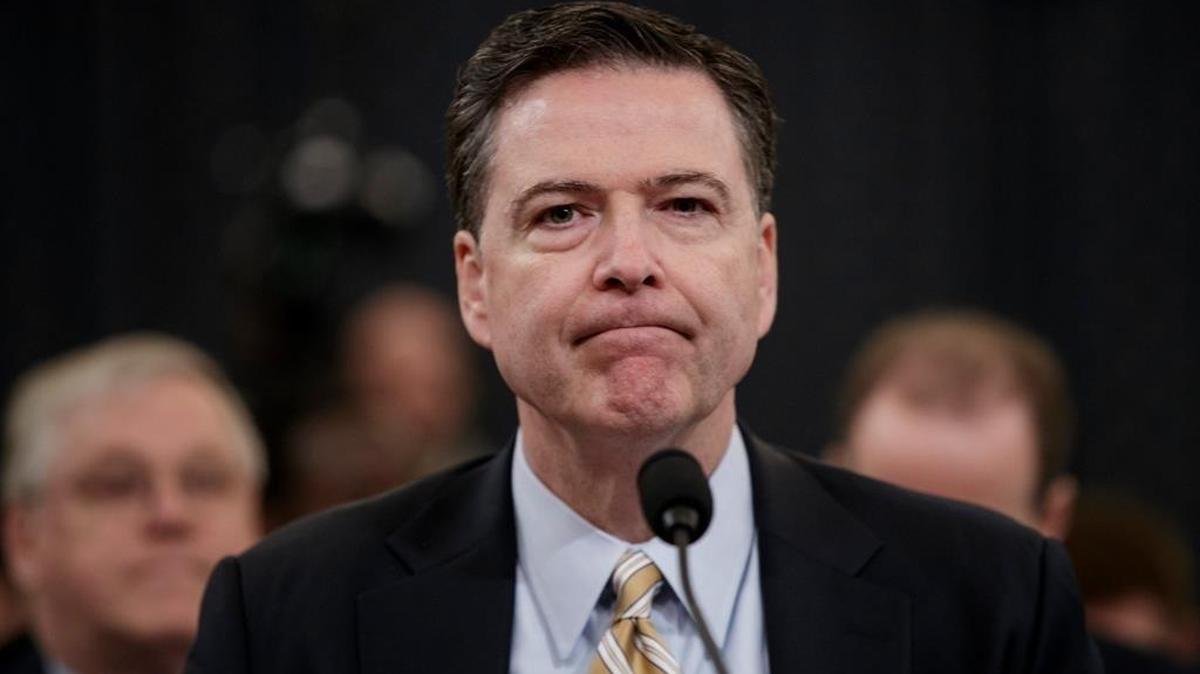 FBI Director James Comey, whom President Trump fired on Tuesday, as he testifies before Congress in March.