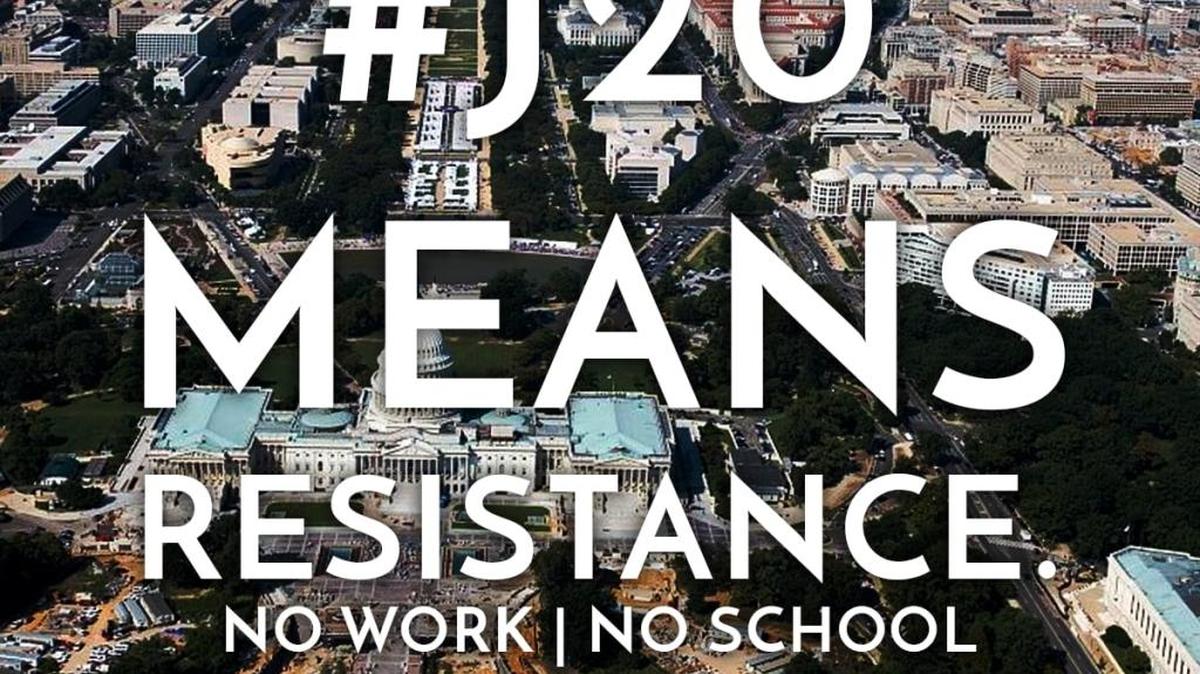 The Justice Department wants to search computer IDs of anti-Trump organization.