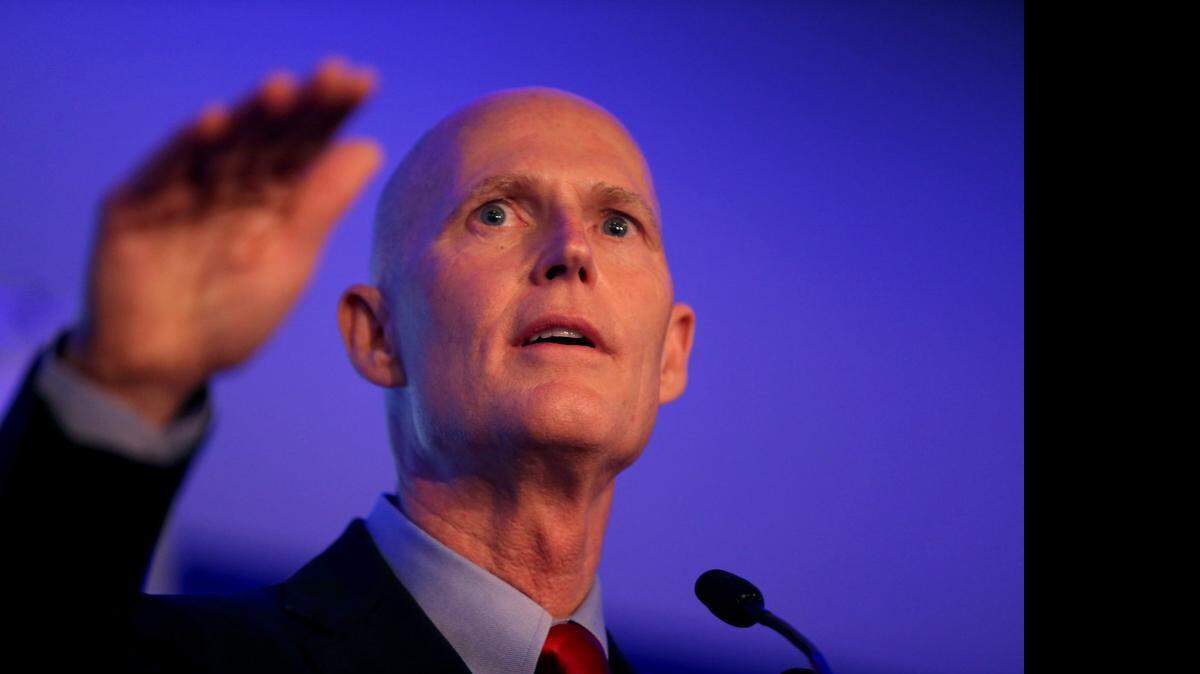 
MEDIATOR?: Gov. Rick Scott has a chance to bring divided House and Senate leaders to the negotiating table.
