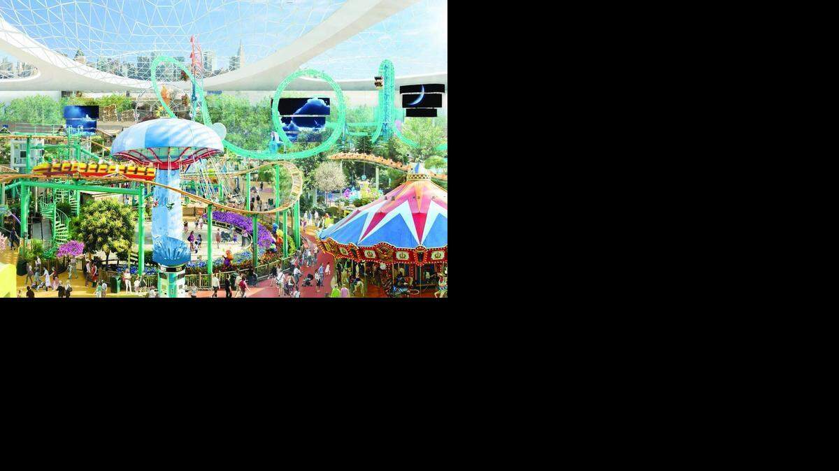 
An artist’s rendition of the proposed American Dream Miami megamall in Northwest Miami-Dade.
