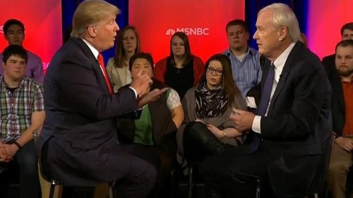 Donald Trump told Chris Matthews that women who undergo abortions, if outlawed, should be punished. He then recanted his comment.