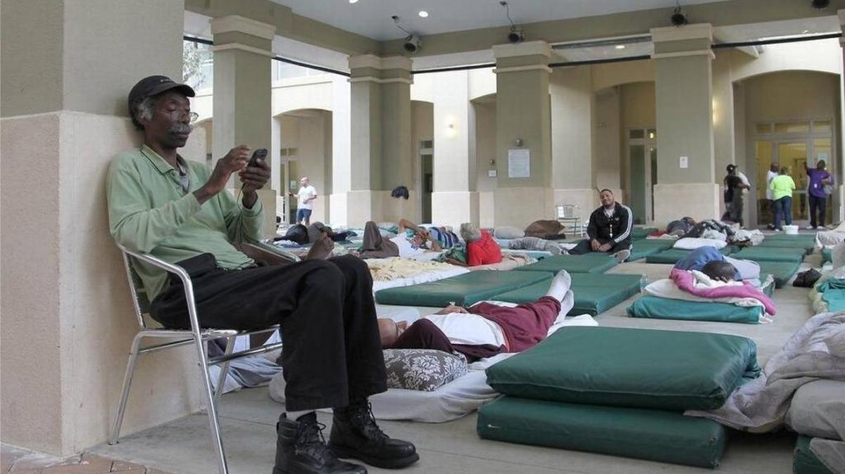 The homelss seek nightly shelter at Camillus House, hard hit when nearly $6 million in expected HUD money for the homeless disappeared last year.