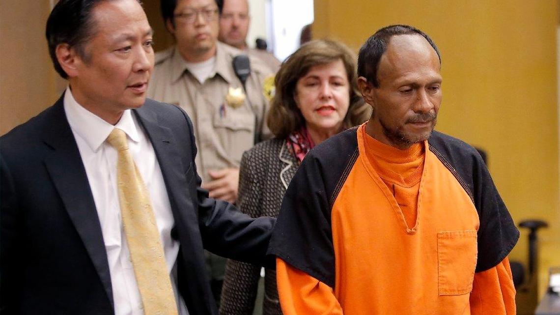 Juan Francisco Lopez-Sanchez, right, is a suspect in a San Francisco shooting death.