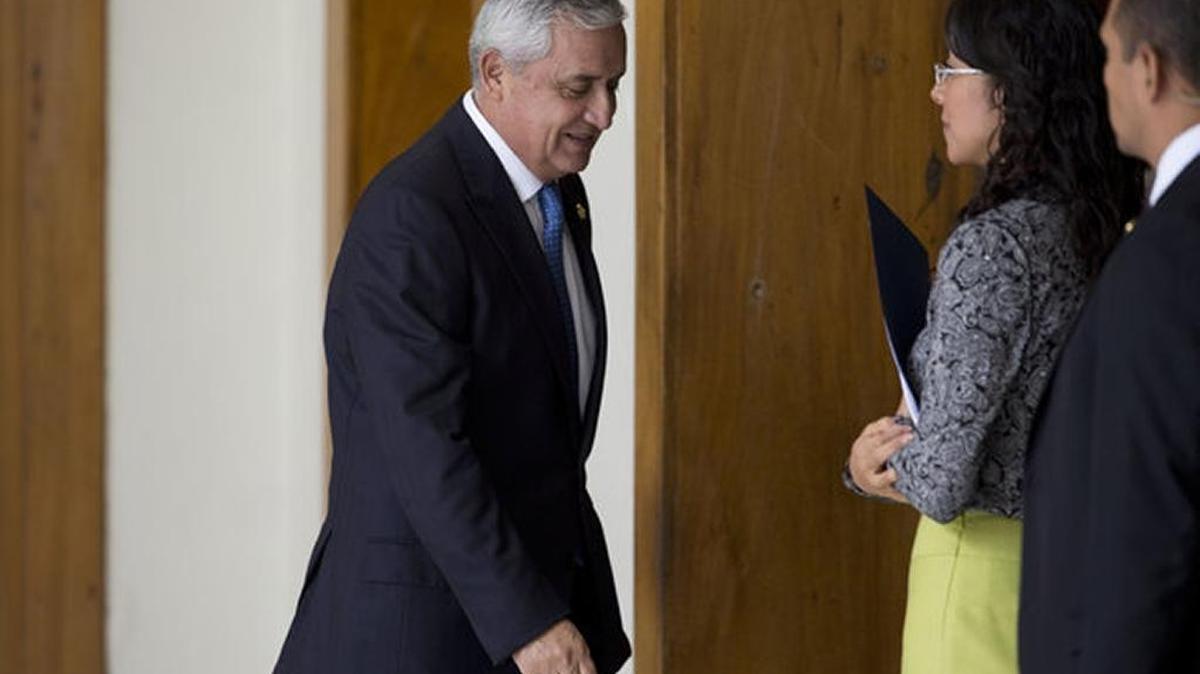 
STEPPING DOWN: President Otto Pérez Molina of Guatemala resigned in the face of protests. In a letter to the president of Congress, he said he was stepping down to “face justice and resolve my personal situation.”
