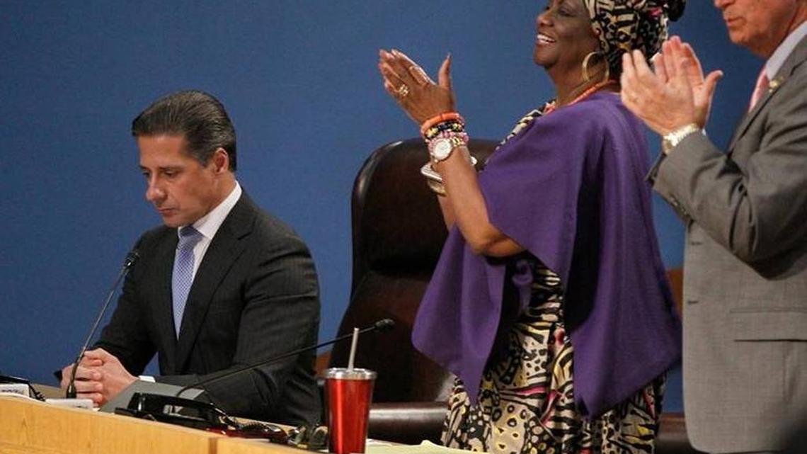 On Thursday, School Superintendent Alberto Carvalho announced his decision to stay in Miami-Dade County.