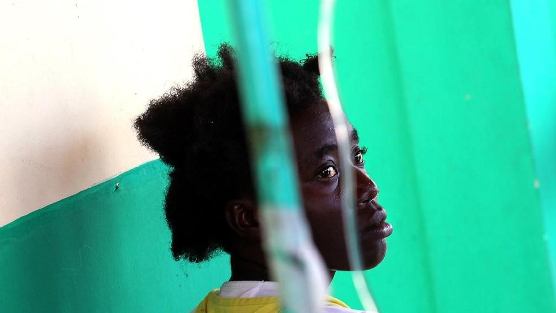 In October, after Hurricane Matthew swept through Haiti, Nolan Hyppolite, 24, sought help at a cholera clinic at Port Salut Hospital.