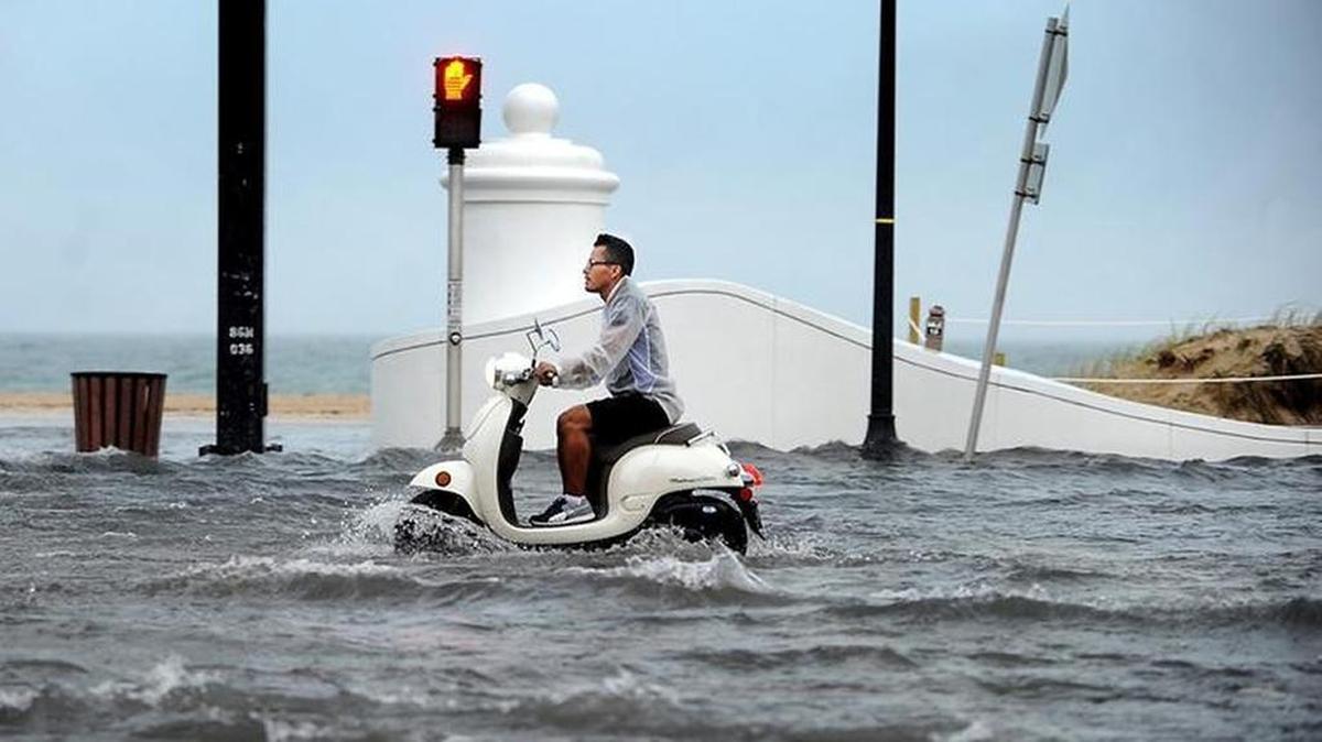 Sea-level rise is affecting the ability of South Florida's stormwater drainage system to quickly dispose of water after torrential rainstorms.