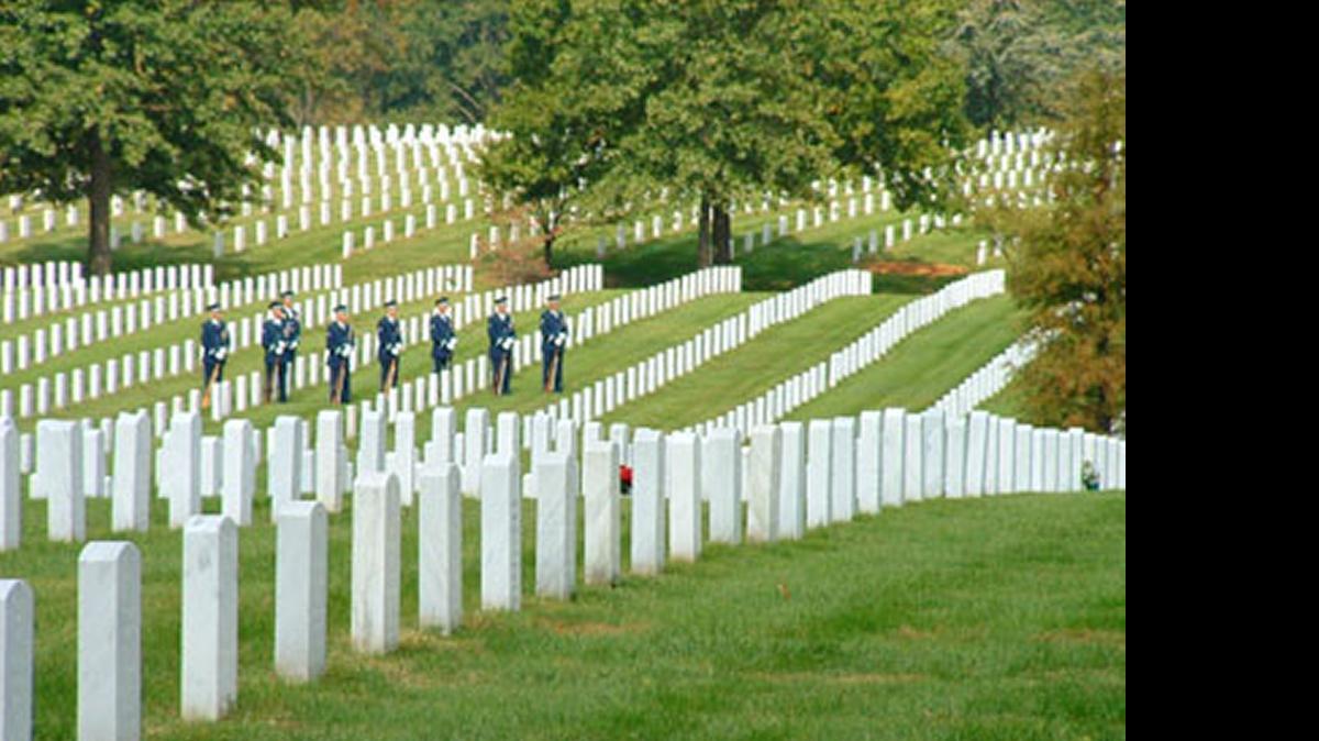 
FINAL RESTING PLACE: Soldiers from as far back as the Civil War are buried at Arlington Cemetery.
