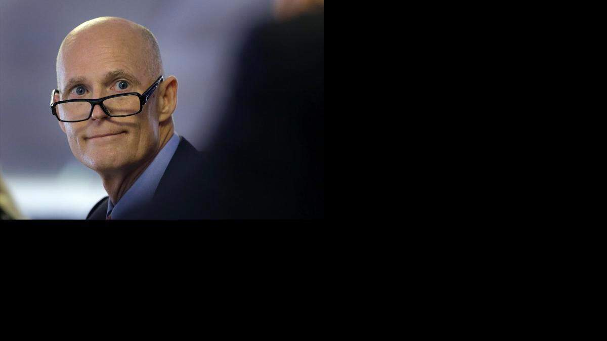 
ADMISSION: Gov. Rick Scott, at a public Cabinet meeting at the Florida State Fair in Tampa last week, said that he mishandled the dismissal of the state’s top cop.

