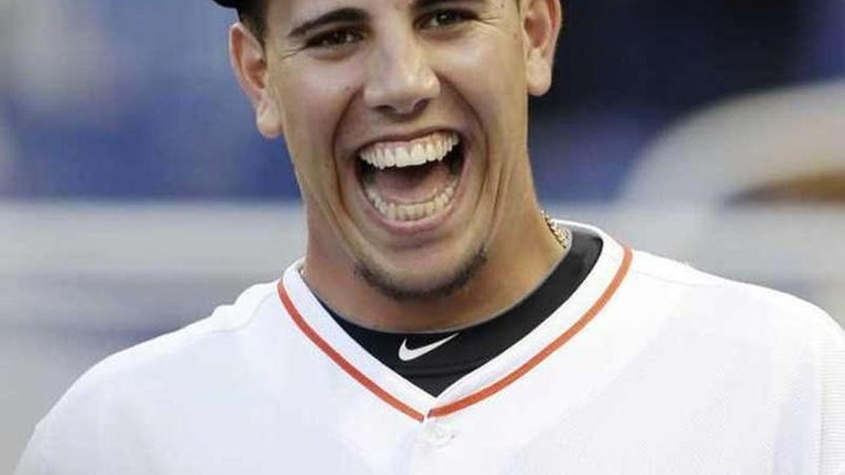 The always smiling José Fernandez in his early days as a Miami Marlins pitching ace.