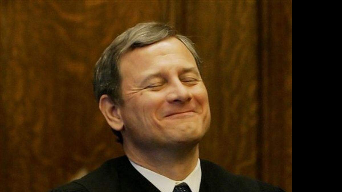 
ON THE BENCH: Supreme Court Chief Justice John G. Roberts Jr., shown in 2008, once again sided with court liberals in validating Obamacare.
