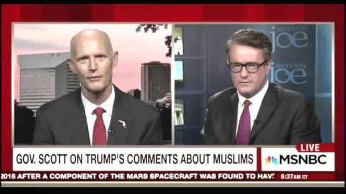 Gov. Rick Scott stuck to his script about creating jobs on ‘Morning Joe.”