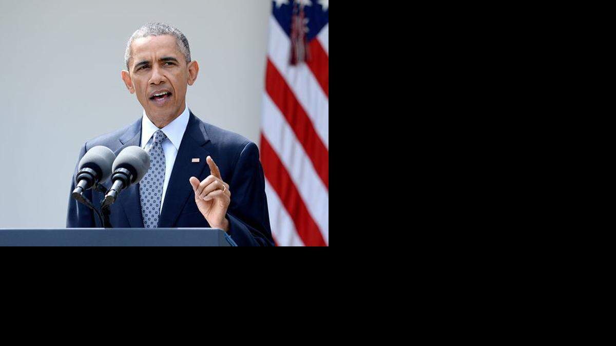 
President Obama announces a potential nuclear deal with Iran on Thursday. 
