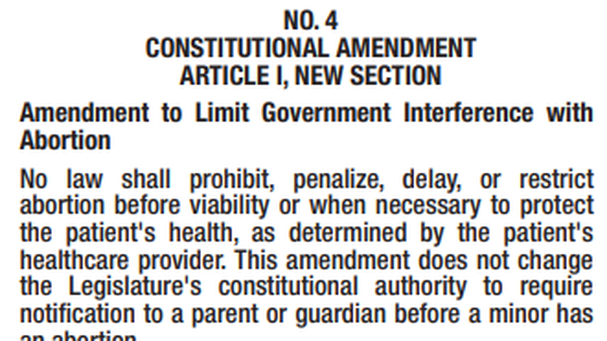 Amendment 4: Voters will choose whether to legalize abortion up to viability and end Florida’s six-week abortion ban.