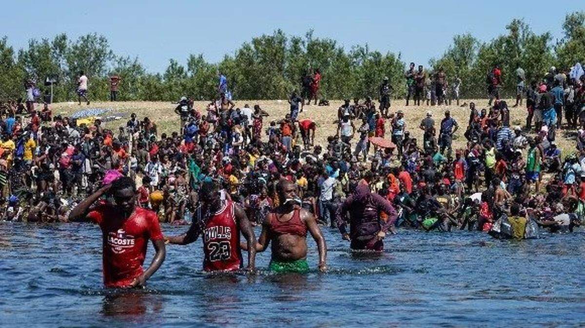 The Biden administration is deporting hundreds of Haitians who have made it to Texas as they flee their troubled country.
