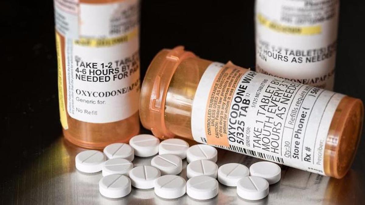 Prescription bottles of oxycodone help many cancer victims deal with their chronic pain.