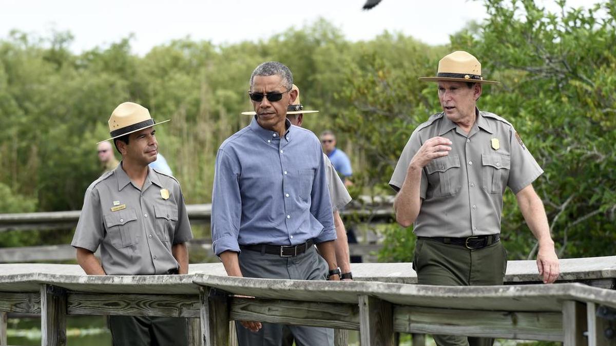 President Obama toured Everglades National Park last year and urged support for restoration and clean-up efforts.