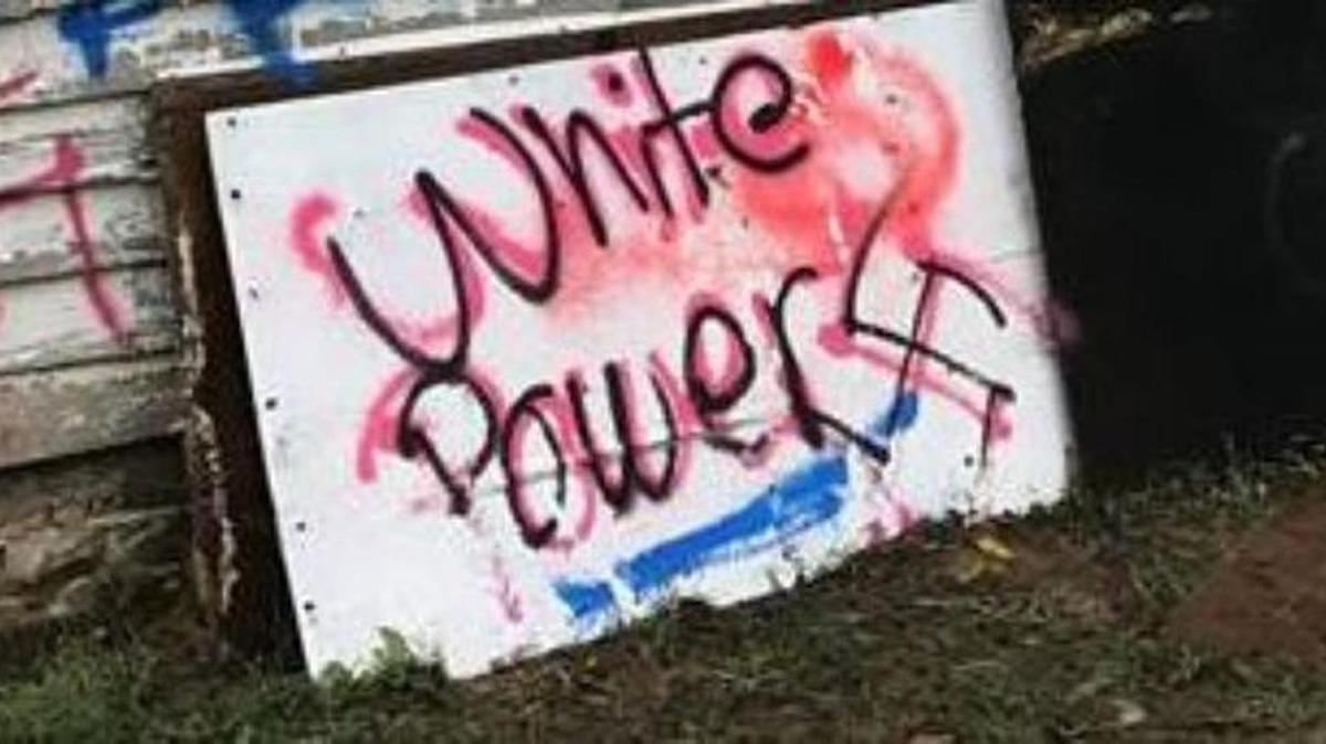 Police in Ashburn, Virginia, identified five boys they say spray painted racist graffiti on a 19th-century schoolhouse that once served black children.