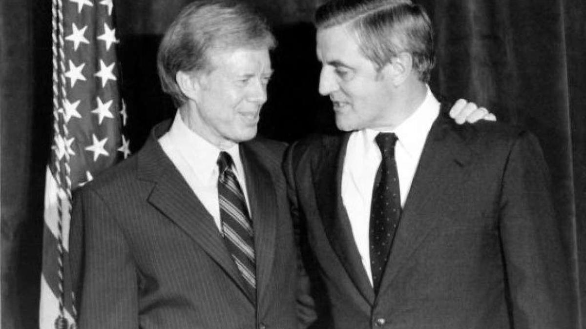 President Carter, left, elevated Vice President Walter Mondale’s position, giving him much more clout. It’s a model that continues today.