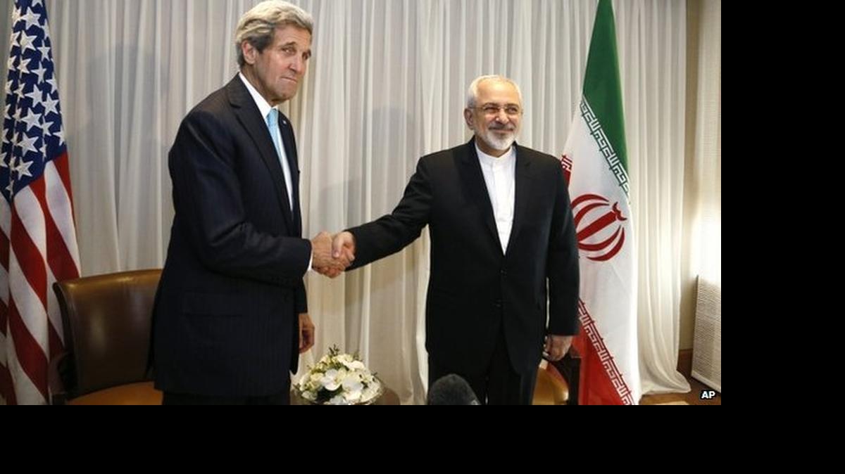 
AGREEMENT: U.S. Secretary of State John Kerry and his Iranian counterpart, Foreign Minister Mohammad Javad Zarif, concluded a negotiation over nuclear weapons last week. 
