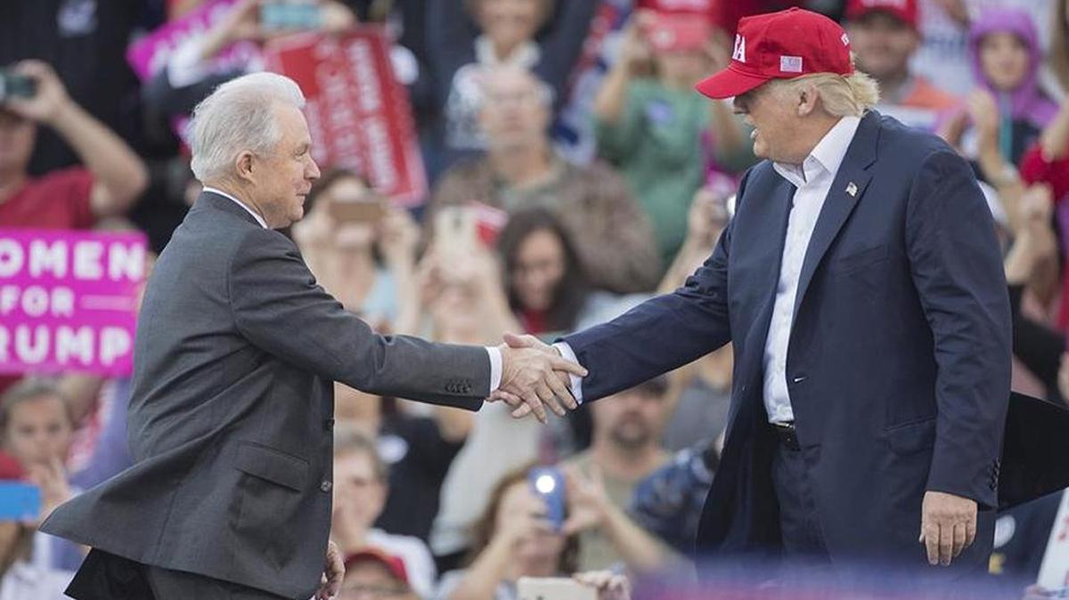 In happier times, Senator Jeff Sessions was the first established Republican politician to publically endorse Donald Trump at the start of his presidential bid.