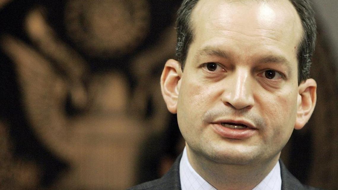 Alexander Acosta, currently U.S. secretary of labor, was the U.S. attorney in South Florida when he struck a secret deal with wealthy sex offender Jeffrey Epstein to shield Epstein from federal investigation and prosecution