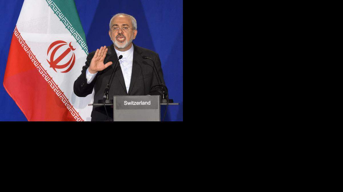
NUKE DEAL: Iranian Foreign Minister Mohammad Javad Zarif addresses agreement. 
