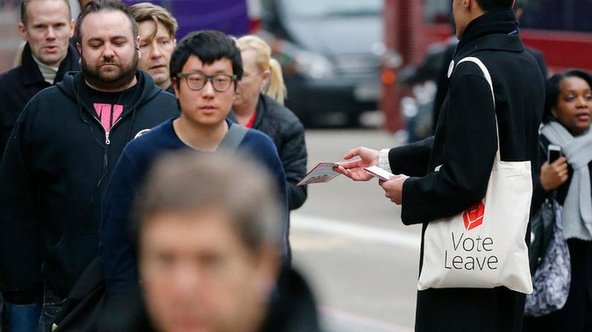 Brits line up to vote on whether to stay in the EU. They’re leaving.